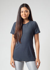 Camisa Alongada Dry Line Cinza