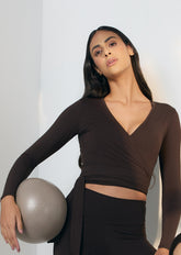 Blusa Ballet Raiz Coffee