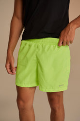 Short Masculino Easytide Simples Amarelo Neon