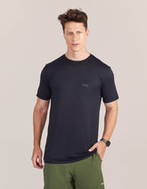 Camisa Masculina Crepe Preta