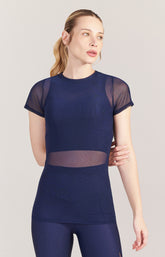 Camiseta Feminina Tule Marinho