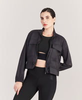 Corta Vento Cropped Inspire Preto