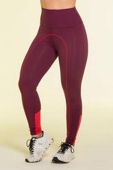 Calça Performance Vermelho/Vinho