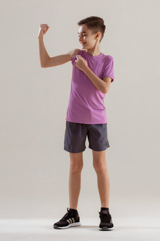 Camisa Masc. Inf. Electricity Lilás