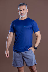 Camisa Masculina Light Retas Marinho