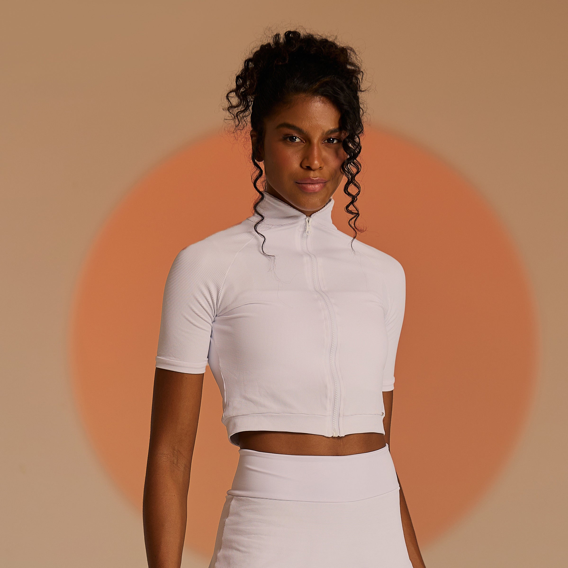 Casaco Cropped Summer Branco