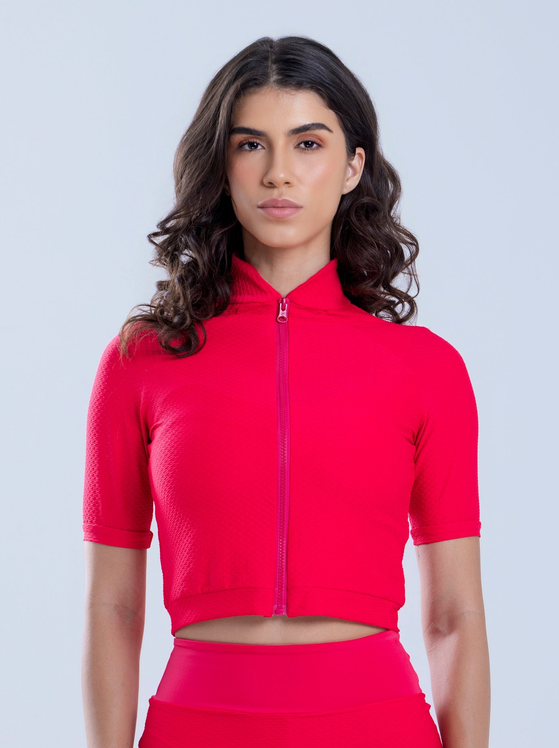 Casaco Cropped Summer Grain