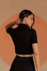 Casaco Cropped Summer Preto