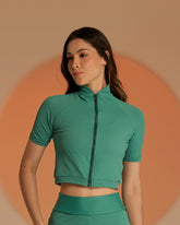 Casaco Cropped Summer Verde
