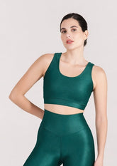 Top Thay Reto Verde Escuro