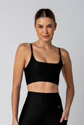 Top Thay Alças Finas Preto