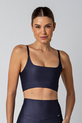 Top Thay Alças Finas Chumbo