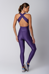 Macacão Costas Cruzadas Thay Roxo