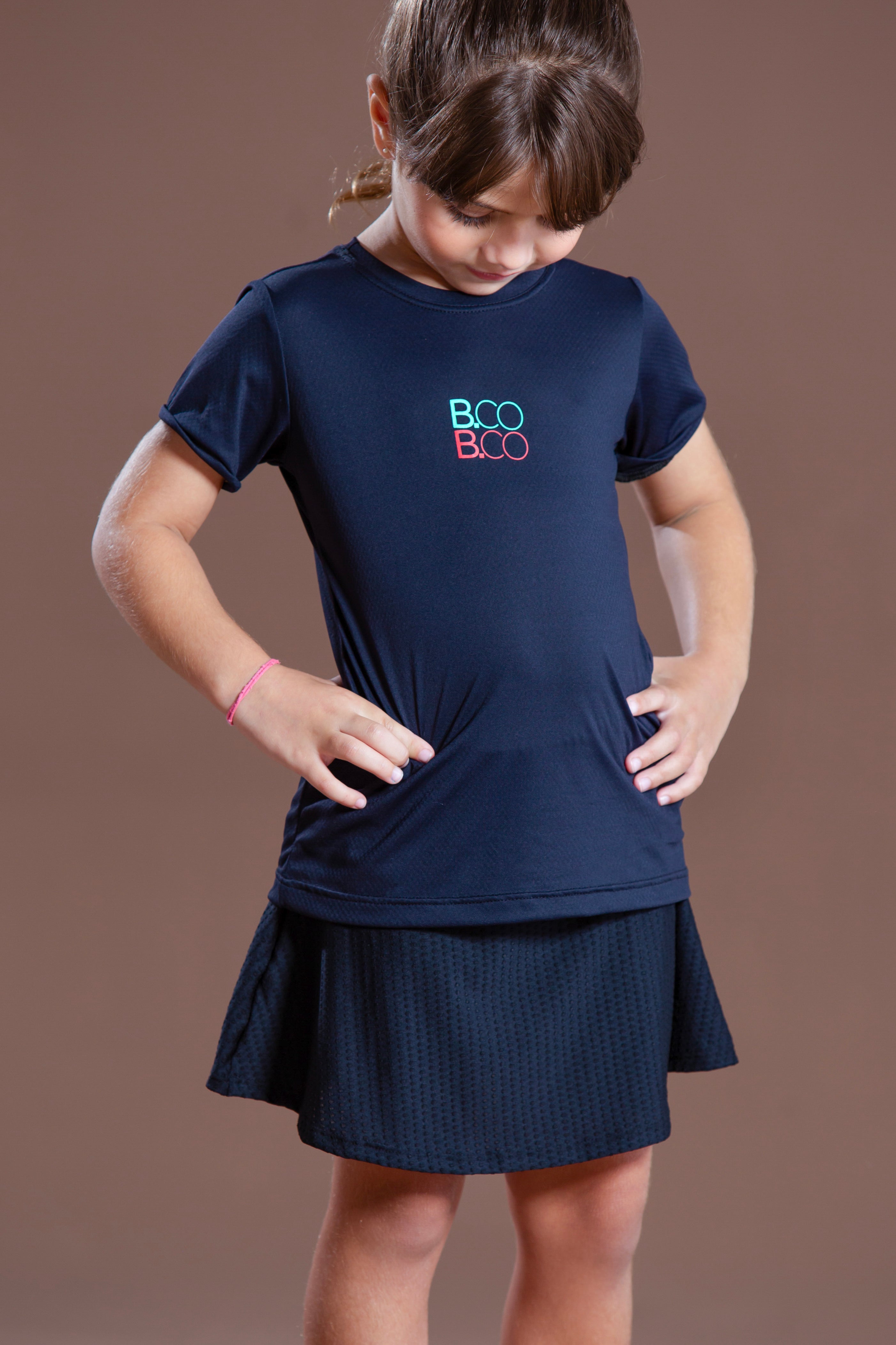 Short Saia Infantil Preto