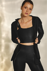 Top Reto Reflexos - Preto