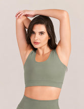 Top Reto Purificar Verde Sálvia