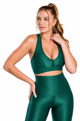 Top Thay Nadador Verde Escuro