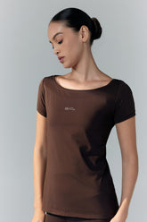 Camiseta Feminina Slim Coffe