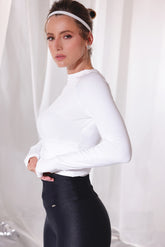 Cropped Manga Longa Inspire Branco