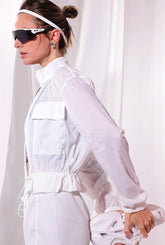 Corta Vento Cropped Inspire Branco