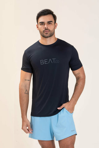 Camisa Masc. Crepe Beat Max - Preta