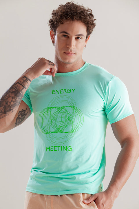 Camisa Masculina Verde Menta